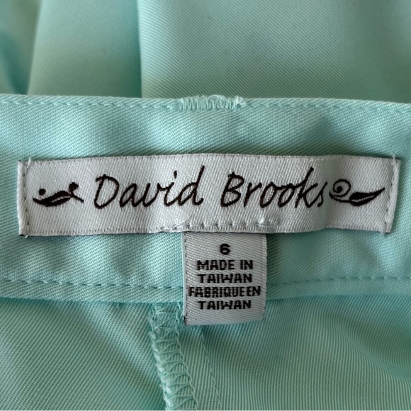 •David Brooks• Mint Green Vintage Shorts - Size 6 - Picture 2 of 10